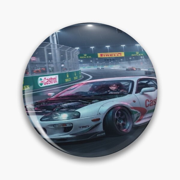 Item preview, Vintage GT Racing Supra - JDM Circuit Sportscar Art designed and sold by JMAVILA ART.