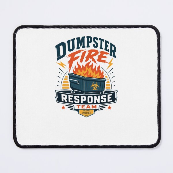 Item preview, Dumpster Fire Response Team We Turn Chaos Into Containment Funny Sarcastic Manager Coworker Humor designed and sold by JonesFlora2025.