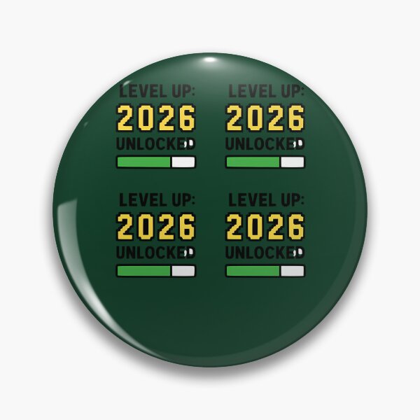 Item preview, Level Up  2026 Unlocked- New Year - Stickerpack 2O26 779 designed and sold by FunkyBirdPrints.