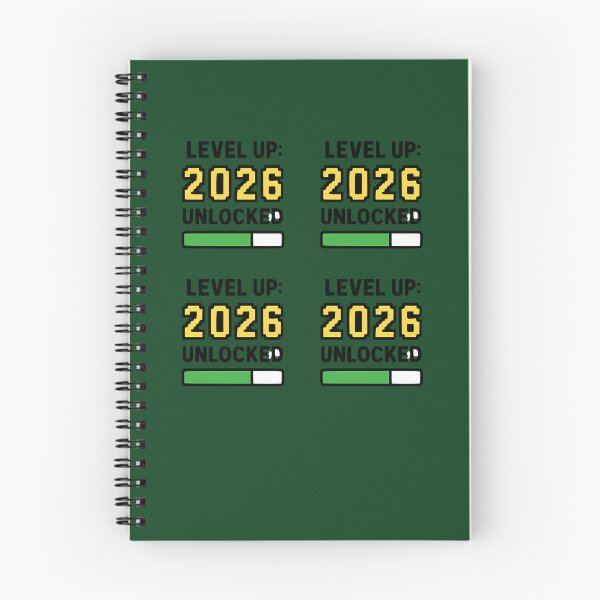 Item preview, Level Up  2026 Unlocked- New Year - Stickerpack 2O26 779 designed and sold by FunkyBirdPrints.