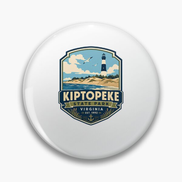 Item preview, Kiptopeke State Park Virginia Est. 1992 Virginia Travel Coastal Lighthouse Park Visitor Souvenir designed and sold by Star3NowForMe.