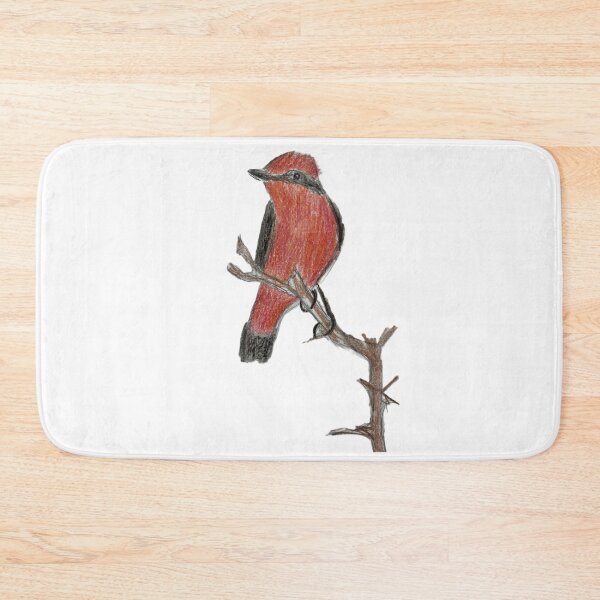 Item preview, Vermilion Flycatcher designed and sold by woodland-towers.