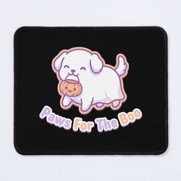 Item preview, Paws For The Boo Cute Ghost Dog Puppy Halloween Pumpkin designed and sold by TeNovaStudio ⭐⭐⭐⭐⭐.