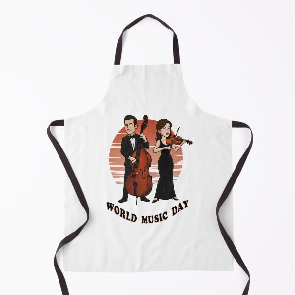 Item preview, Elegant Classical Duo - World Music Day designed and sold by Art-Arcade6.