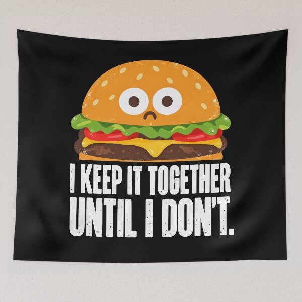 Item preview, Burger Losing It designed and sold by ChocoMellowCo.