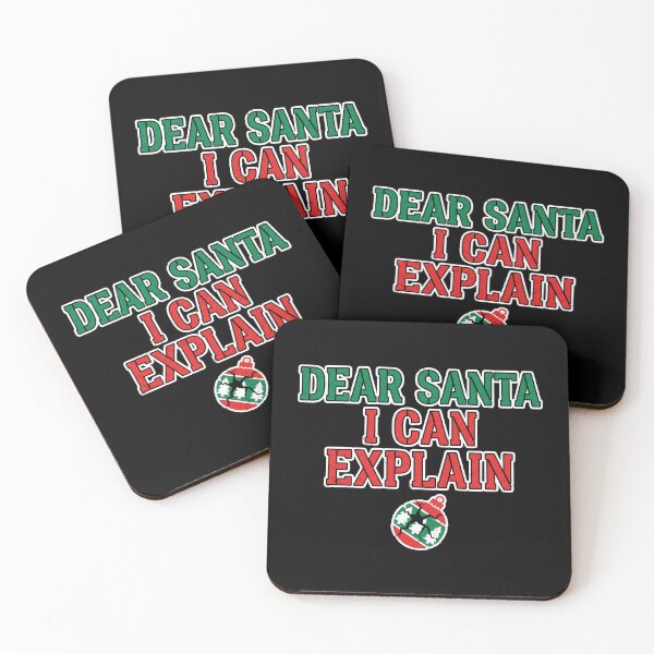 Item preview, Dear Santa I Can Explain Funny Christmas Broken Ornament designed and sold by TeNovaStudio ⭐⭐⭐⭐⭐.