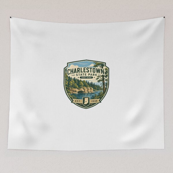 Item preview, Charlestown State Park Indiana Est 1938 Indiana State Park Visitor Hiker designed and sold by Star3NowForMe.