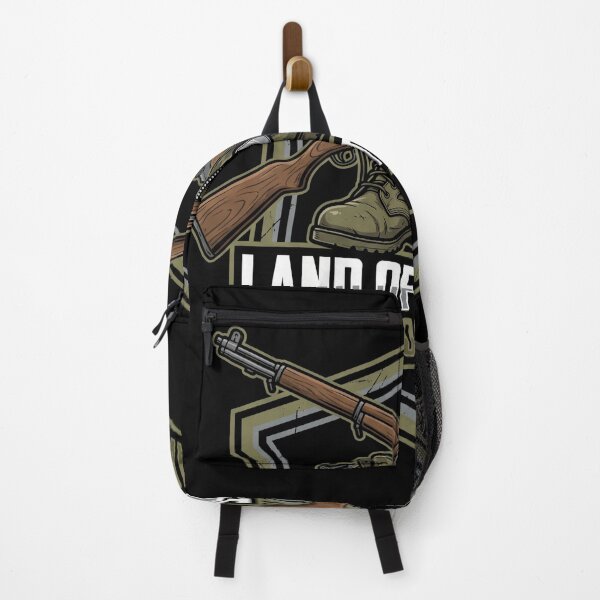 Item preview, Land Of The Free Because Of The Brave Military Boots Rifles designed and sold by TeNovaStudio ⭐⭐⭐⭐⭐.