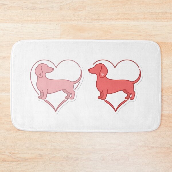 Item preview, Cute Dachshund Heart Line Art Valentine designed and sold by GTFullShop.