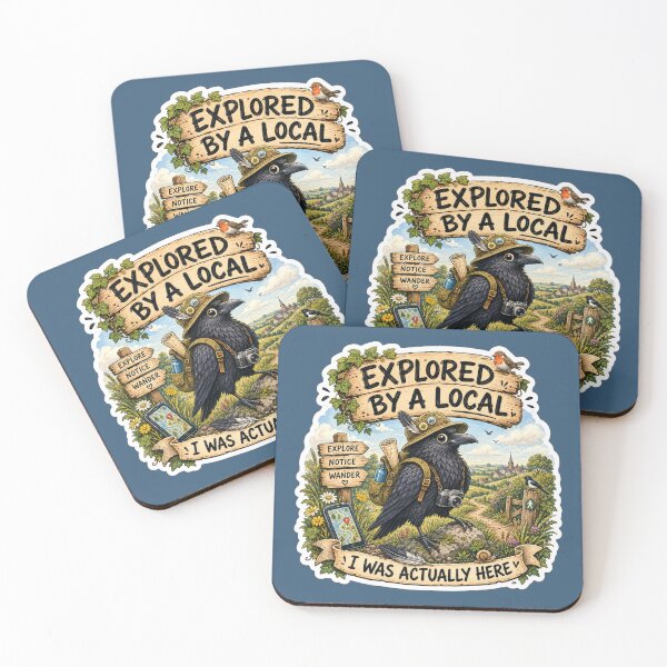 Item preview, Explored By A Local Crow designed and sold by ChirpInc.