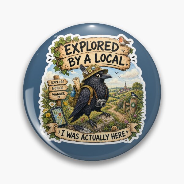 Item preview, Explored By A Local Crow designed and sold by ChirpInc.