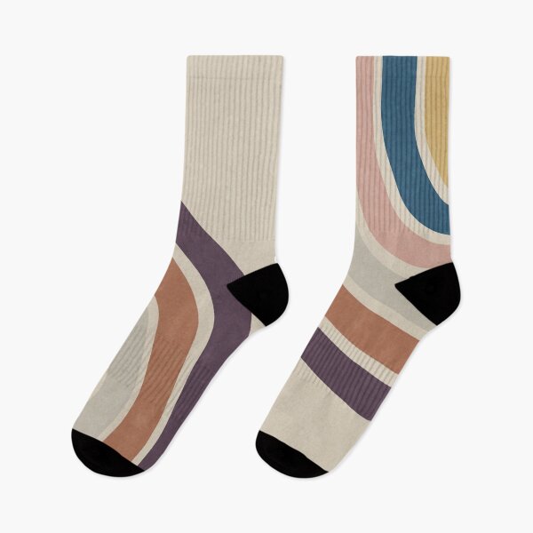 Item preview, Retro Boho Rainbow 80s Arches Mid Century Modern Pastel designed and sold by DunamisDezign.
