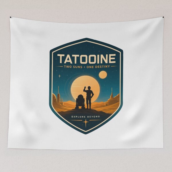 Item preview, R2D2 and C3PO  designed and sold by FrontierCosmic.
