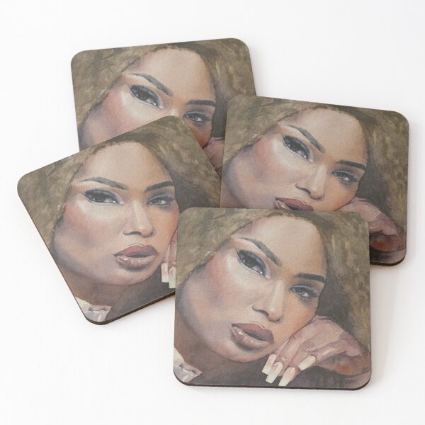 Item preview, Sensual Woman Watercolor Portrait designed and sold by SlavaArt.
