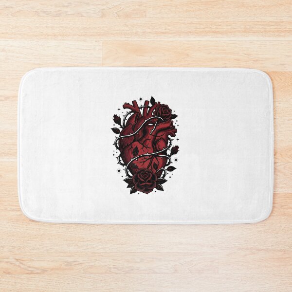 Item preview, Anatomical Heart with Thorns and Red Roses designed and sold by GTFullShop.