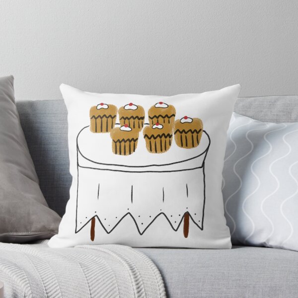 Item preview, Six Cherry Cupcakes Hand Drawn Doodle designed and sold by raun.draw.