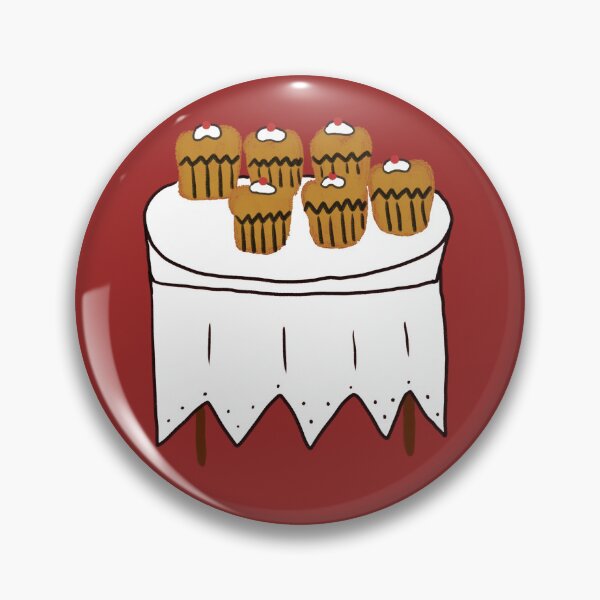 Item preview, Six Cherry Cupcakes Hand Drawn Doodle designed and sold by raun.draw.