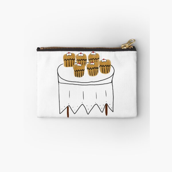 Item preview, Six Cherry Cupcakes Hand Drawn Doodle designed and sold by raun.draw.