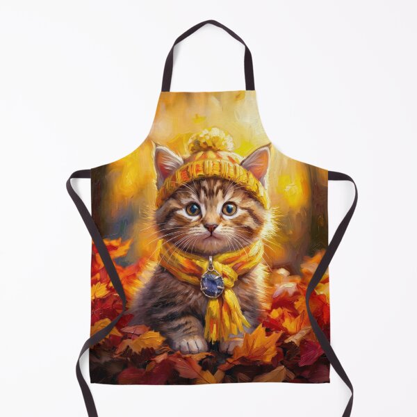 Item preview, Cute Cottagecore Autumn Orange Tabby Kitten with Gemstone Illustration designed and sold by Englandbear.