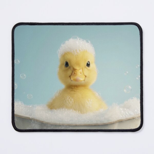 Item preview, Baby Duckling Bubble Bath Cute Nursery Bathroom Wall Art designed and sold by LazyOwlStore.