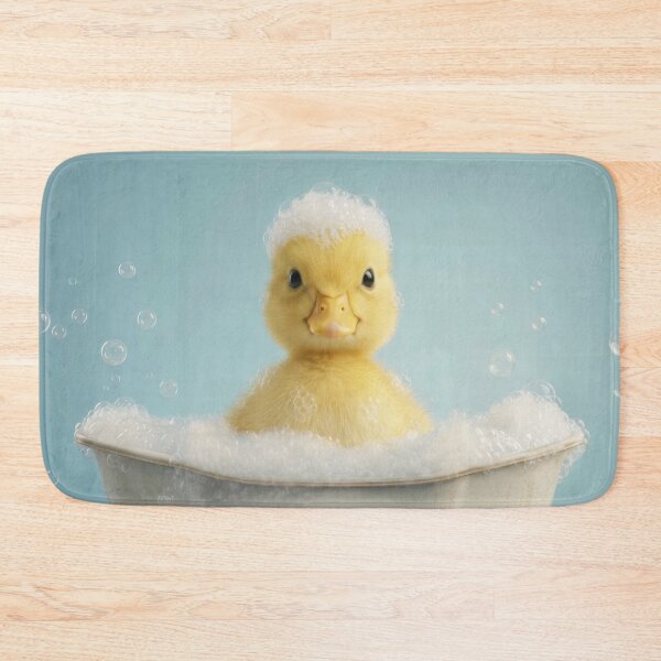 Item preview, Baby Duckling Bubble Bath Cute Nursery Bathroom Wall Art designed and sold by LazyOwlStore.