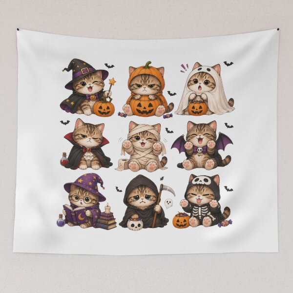 Item preview, Halloween Cat Costume Collection designed and sold by Moochie Studios.