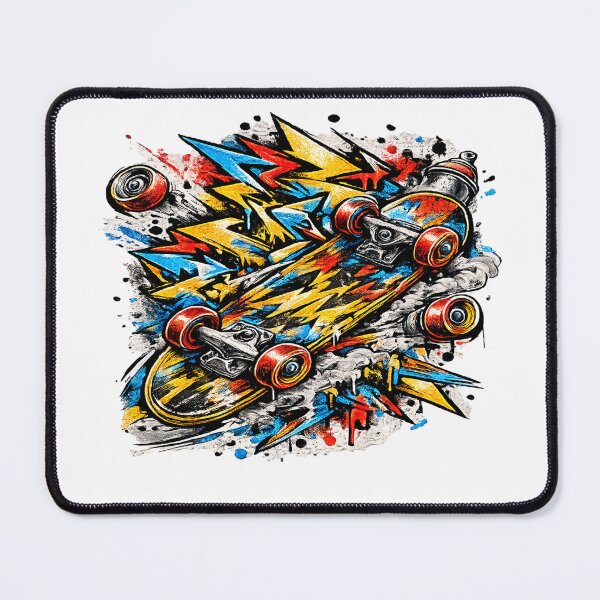 Item preview, Explosive Skateboard Spray Paint Graffiti Street Art designed and sold by shemodas.