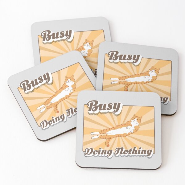 Item preview, Busy Doing Nothing Cat designed and sold by monika-arthing.