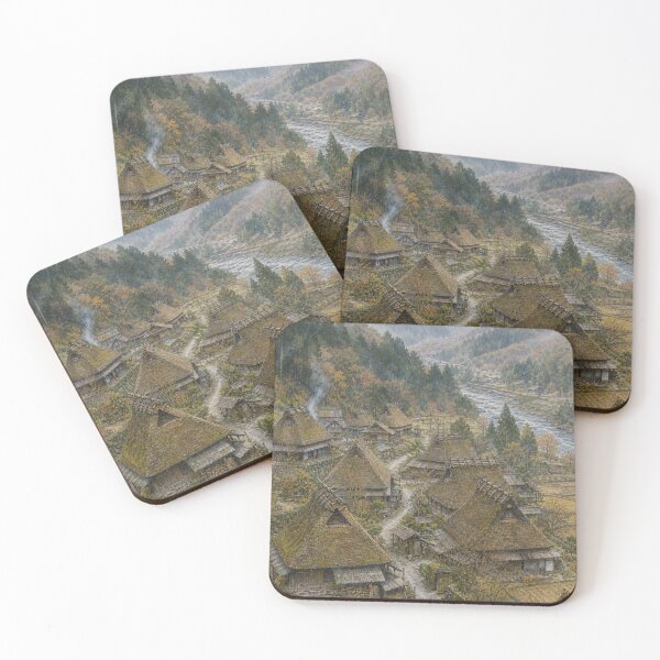 Item preview, Miyama village in Kyoto Digital Watercolour designed and sold by FurusatoGallery.