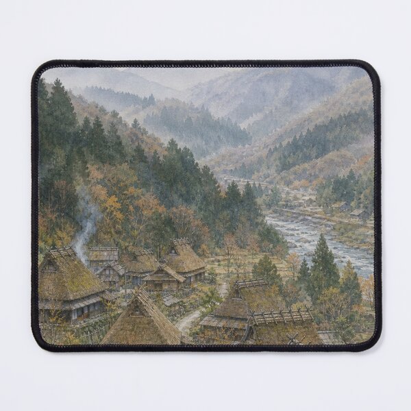 Item preview, Miyama village in Kyoto Digital Watercolour designed and sold by FurusatoGallery.