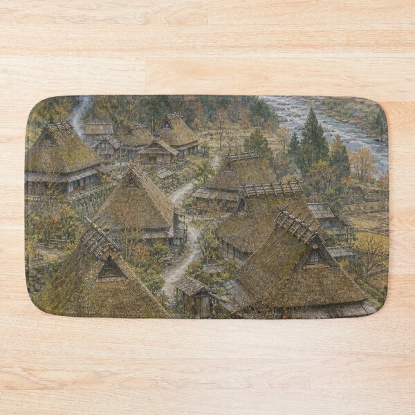 Item preview, Miyama village in Kyoto Digital Watercolour designed and sold by FurusatoGallery.