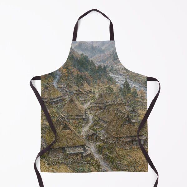 Item preview, Miyama village in Kyoto Digital Watercolour designed and sold by FurusatoGallery.