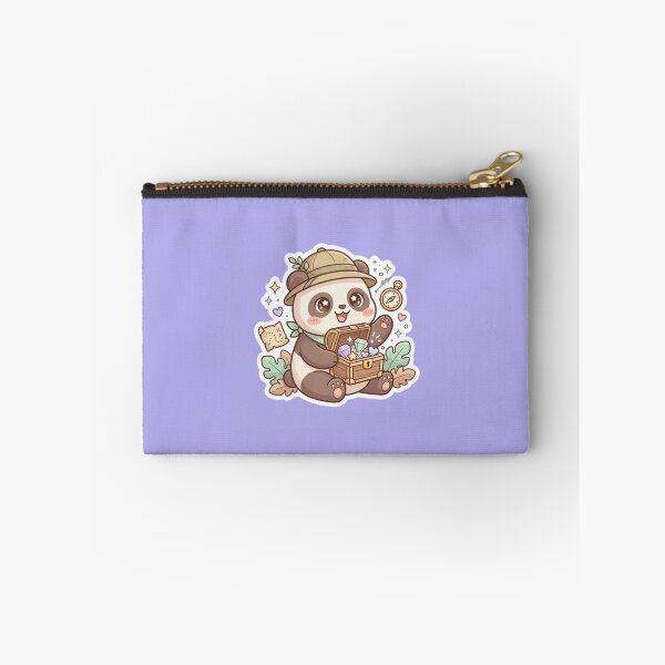 Item preview, Kawaii Panda Tiny Treasure Hunter Cute Adventure designed and sold by Tinydoodlenest .