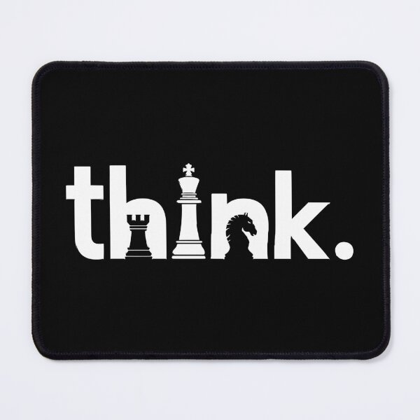 Item preview, Think. - Intelligent Chess Strategy Word Art Design designed and sold by Shopeon Designs.