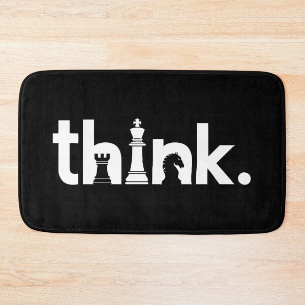 Item preview, Think. - Intelligent Chess Strategy Word Art Design designed and sold by Shopeon Designs.