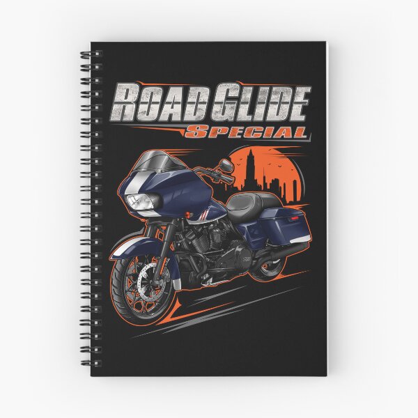Item preview, Motorcycle Road Glide Special FLTRXS 2020 Billiard Blue & Stone Washed White for Motorcycle Riders designed and sold by MotoApparelHub.