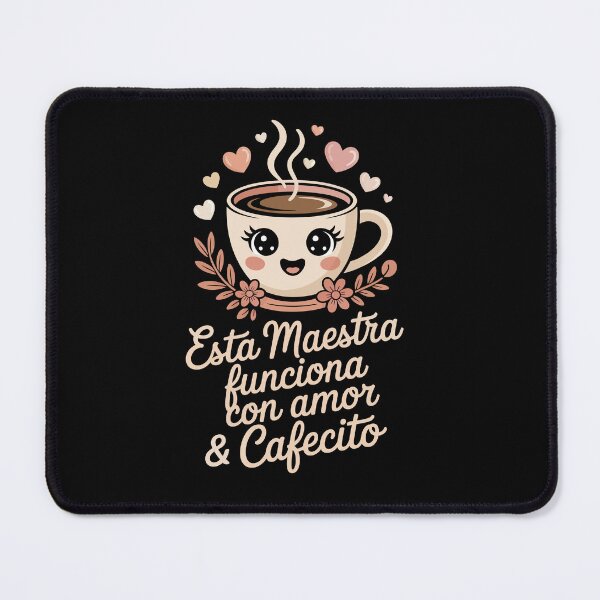Item preview, Esta Maestra funciona con amor & Cafecito designed and sold by jkrphoto.