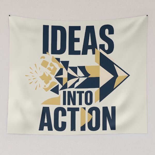 Item preview, Ideas Into Action Creative Motivation Graphic designed and sold by hutofdesigns.