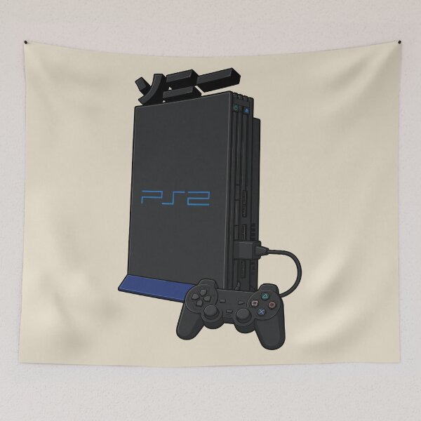 Item preview, PlayStation 2 Retro Gaming Japanese Pop Art designed and sold by Leeded.