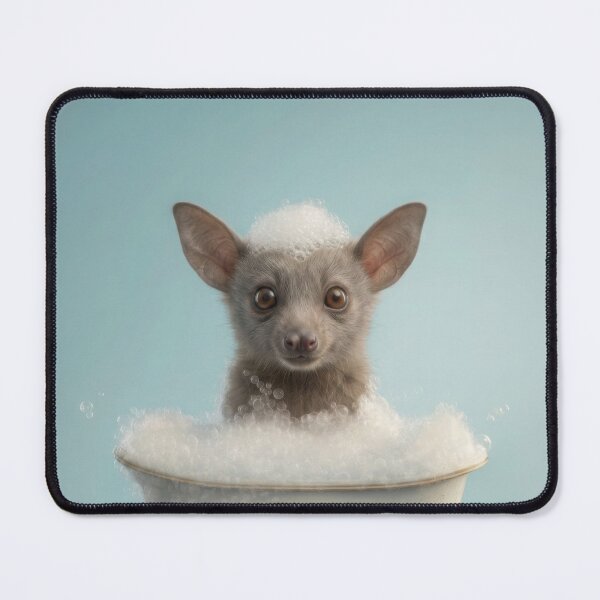 Item preview, Baby Fruit Bat Bubble Bath Cute Nursery Bathroom Wall Art designed and sold by LazyOwlStore.