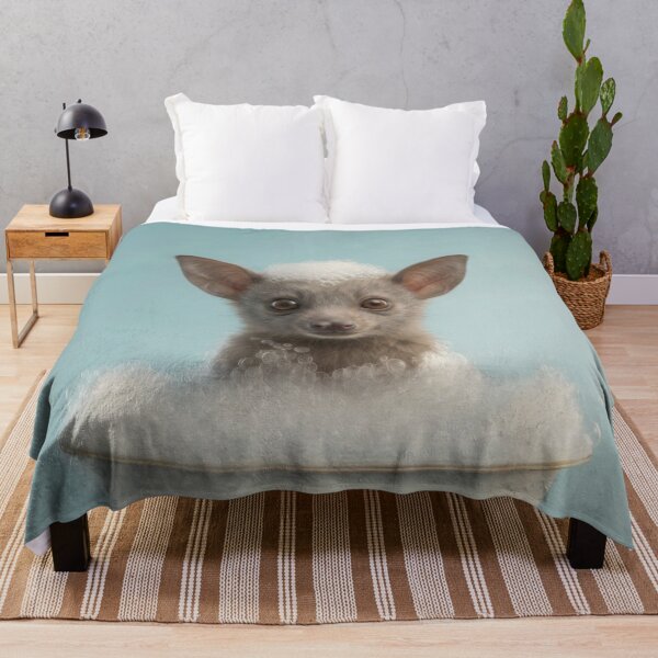 Item preview, Baby Fruit Bat Bubble Bath Cute Nursery Bathroom Wall Art designed and sold by LazyOwlStore.