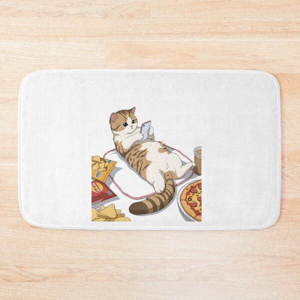 Item preview, Lazy cat illustration Too lazy to chase mice Too cozy to move designed and sold by sabartgunpla.