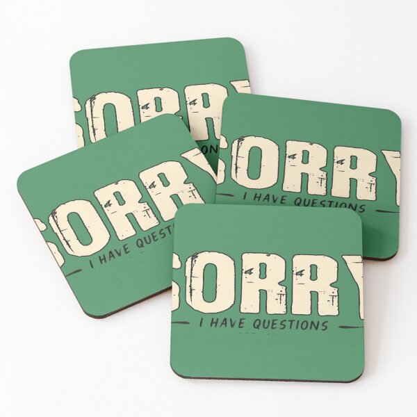 Item preview, Sorry I Have Questions — Curious Mind designed and sold by Bekado.