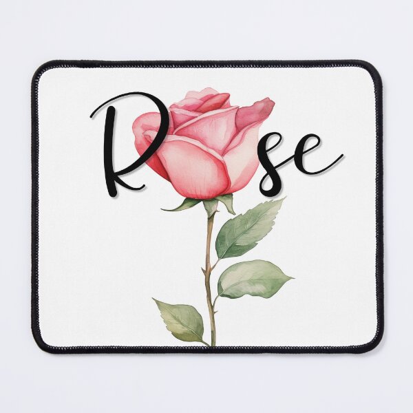 Item preview, Elegant Rose Botanical Illustration designed and sold by Neha-Daily-Art.