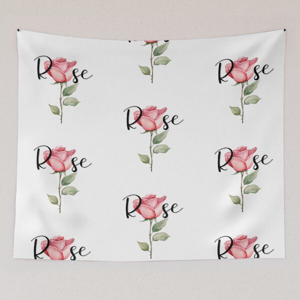Item preview, Elegant Rose Botanical Illustration designed and sold by Neha-Daily-Art.