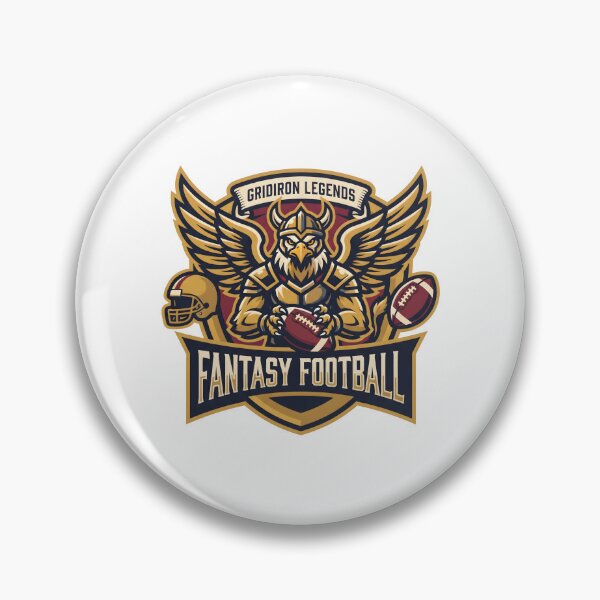 Item preview, Fantasy Football Gryphon Shield Gridiron Mascot Art. designed and sold by MyHappyArtShop.