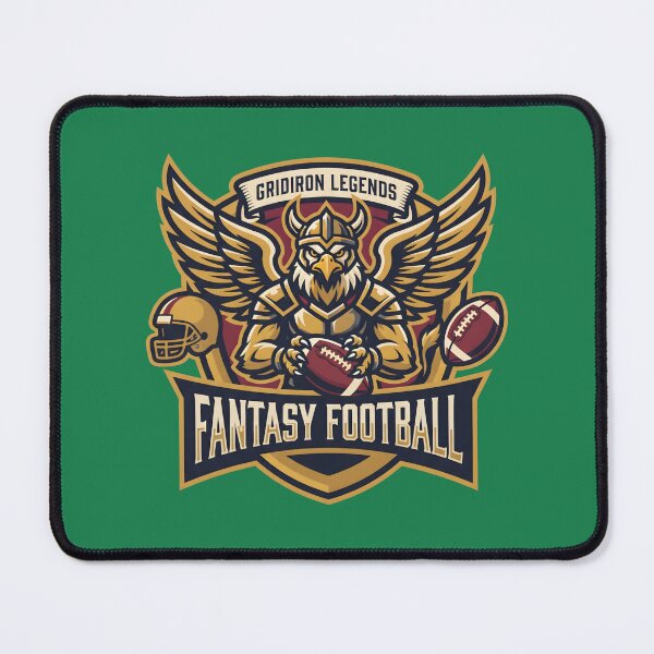 Item preview, Fantasy Football Gryphon Shield Gridiron Mascot Art. designed and sold by MyHappyArtShop.