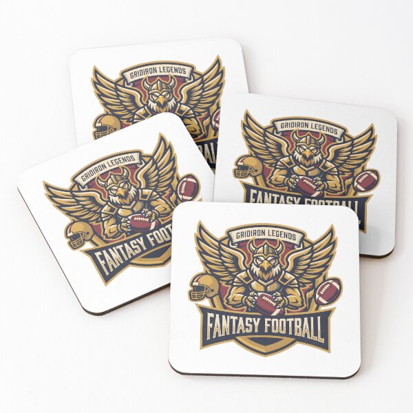 Item preview, Fantasy Football Gryphon Shield Gridiron Mascot Art. designed and sold by MyHappyArtShop.