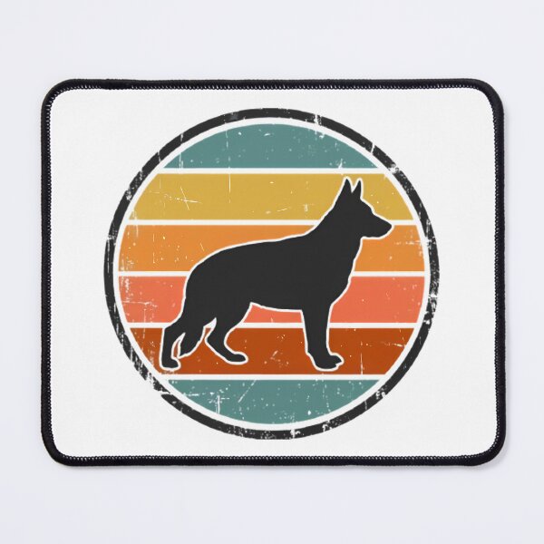 Item preview, Vintage Retro German Shepherd Dog Silhouette Badge designed and sold by GTFullShop.