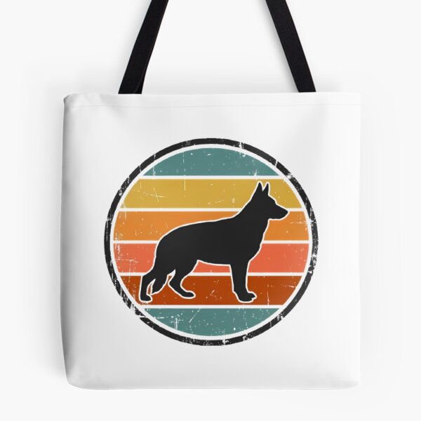 Item preview, Vintage Retro German Shepherd Dog Silhouette Badge designed and sold by GTFullShop.